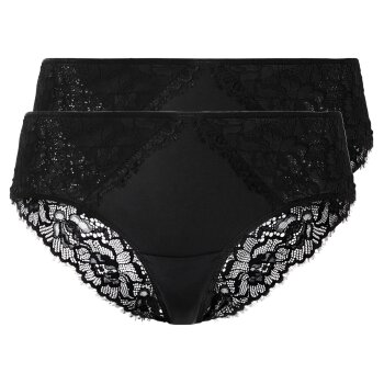 Damen Hipster, 2 Stück, mit Spitze - B-Ware