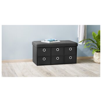 LIVARNO home Aufbewahrungsbox, schwarz - B-Ware sehr gut