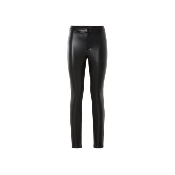esmara® Damen Jeggings, in Lederoptik (schwarz, 38) - B-Ware neuwertig