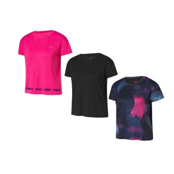 Damen Funktionsshirt, mit Mesh-Einsatz am Rücken -...