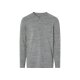 Herren Langarmshirt, mit Henley-Kragen - B-Ware