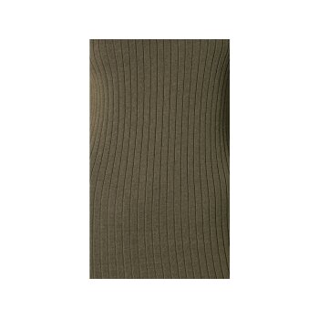 esmara® Damen Geripptes Strickkleid, mit Baumwolle (olive, S(36/38)) - B-Ware neuwertig