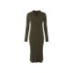 esmara® Damen Geripptes Strickkleid, mit Baumwolle (olive, S(36/38)) - B-Ware neuwertig