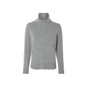Damen Kaschmir-Pullover, mit elastischen Bündchen -...