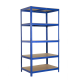 Ribelli Schwerlastregal, 180 x 90 x 60 cm, blau - B-Ware Transportschaden Kosmetisch