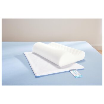 LIVARNO home Anti-Milben-Nackenstützkissen, 35 x 55 cm - B-Ware neuwertig