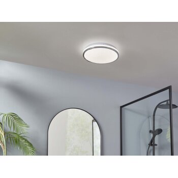 LIVARNO home LED-Badleuchte, ca. Ø 28 cm (Sterne/chrom) - B-Ware neuwertig