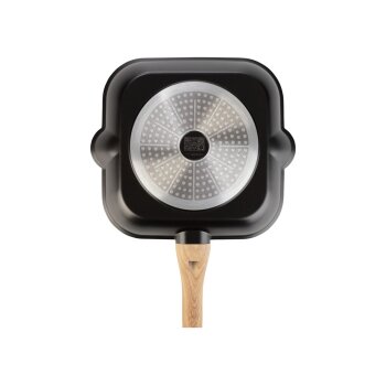 LIVARNO home Grill-/ Bratpfanne, Ø 28 cm, Aluminium (Eckig) - B-Ware neuwertig