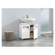 LIVARNO home Waschbeckenunterschrank »Basel«, mit Siphonausschnitt - B-Ware Transportschaden