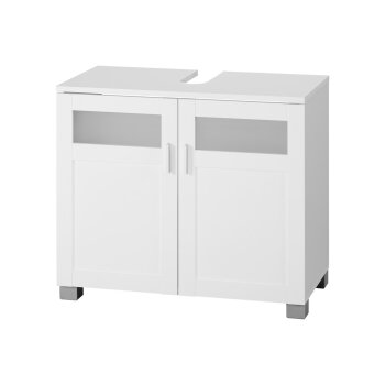 LIVARNO home Waschbeckenunterschrank »Basel«, mit Siphonausschnitt - B-Ware sehr gut