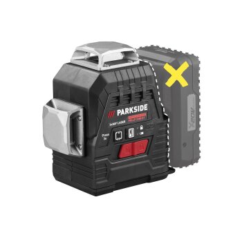 PARKSIDE PERFORMANCE® 20 V Akku-Kreuzlinienlaser...