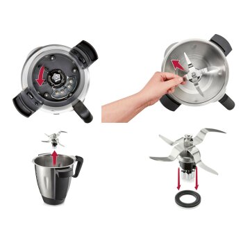 SILVERCREST® KITCHEN TOOLS Monsieur Cuisine smart SKMS 1200 A1 - B-Ware Transportschaden Kosmetisch