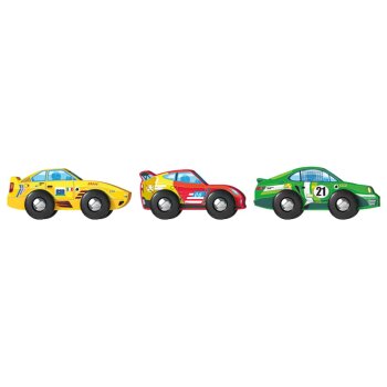 PLAYTIVE Straßen-Set »Stadt / Rennstrecke«, aus Echtholz (Rennstrecke) - B-Ware neuwertig