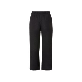 esmara® Damen Wide-Leg-Hose mit Gummizugbund (schwarz, 50) - B-Ware neuwertig