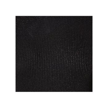 esmara® Damen Geripptes Strickkleid mit edlem Glitzereffekt (schwarz, XS (32/34)) - B-Ware neuwertig