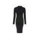 esmara® Damen Geripptes Strickkleid mit edlem Glitzereffekt (schwarz, XS (32/34)) - B-Ware neuwertig