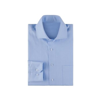 LIVERGY® Herren Businesshemd, Regular Fit, mit modernem Kentkragen (hellblau, 41) - B-Ware neuwertig