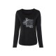esmara® Damen-Pyjama, M, schwarz - B-Ware neuwertig