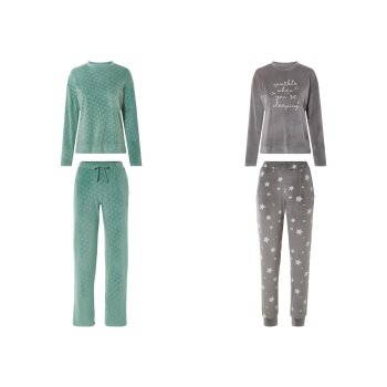 Damen Nicki-Pyjama mit Rundhalsausschnitt - B-Ware