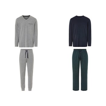 Herren Pyjama, mit Baumwolle - B-Ware