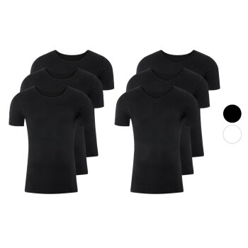 Herren Feinripp-Unterziehshirts, 3 Stück - B-Ware