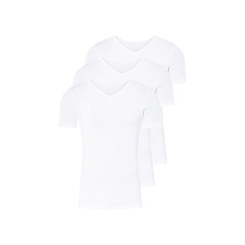 Herren Feinripp-Unterziehshirts, 3 Stück - B-Ware