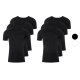 Herren Feinripp-Unterziehshirts, 3 Stück - B-Ware
