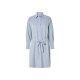 esmara® Damen Blusenkleid mit Bindegürtel in der Taille (hellblau, 36) - B-Ware neuwertig