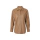 esmara® Damen Overshirt in Lederoptik (braun, M(40/42)) - B-Ware neuwertig