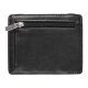 LIVERGY® Herren Magic Wallet \ Leder-Geldbörse aus Leder (schwarz) - B-Ware neuwertig