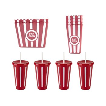 LIVARNO home Popcorn-/Trinkbehälter, im Retro-Design...