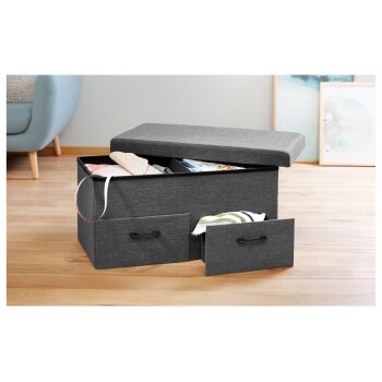 LIVARNO home Sitztruhe, abnehmbares Sitzkissen - B-Ware...