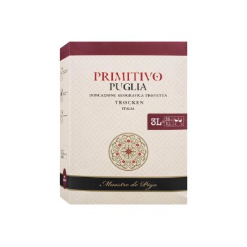 Primitivo Puglia IGT trocken 3,0-l-Bag-in-Box, Rotwein 2022