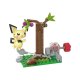 MATTEL MEGA Pokémonfiguren, zum selbst zusammenbauen (Pichus Wald-Futtersuche) - B-Ware neuwertig