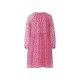 esmara® Damen Kleid, in Chiffon-Qualität, mit Raffung (pink, 40) - B-Ware neuwertig