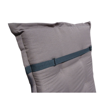 GO-DE Textil Sessel-Auflage mittel, 108 x 50 cm, grau - B-Ware neuwertig