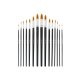 crelando® Nylon Pinsel (rund /15-teilig) - B-Ware neuwertig