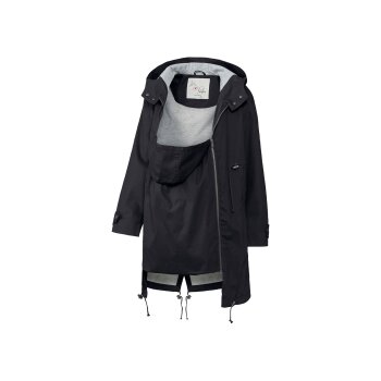 esmara® Damen Parka mit hohem Bio-Baumwollanteil (schwarz, 36) - B-Ware neuwertig