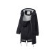 esmara® Damen Parka mit hohem Bio-Baumwollanteil (schwarz, 36) - B-Ware neuwertig