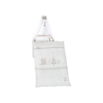 roba 4-teilige »Sternenzauber« Kinderbettgarnitur, weiß - B-Ware Transportschaden Kosmetisch