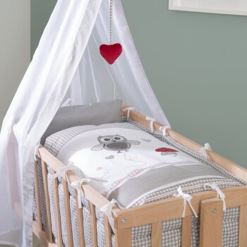 roba Adam und Eule Komplettwiegenset, Holz natur - B-Ware sehr gut