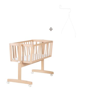 roba Adam und Eule Komplettwiegenset, Holz natur - B-Ware sehr gut