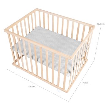 roba Laufgitter roba Style, 75 x 100 cm, aus Bio-Buche - B-Ware neuwertig