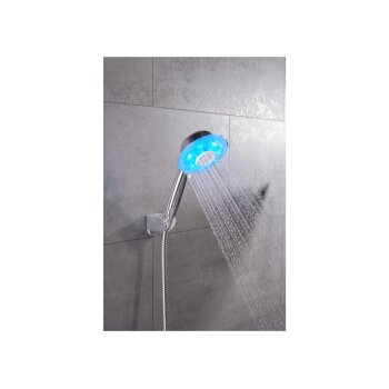 LIVARNO home Duschkopf, mit LED-Beleuchtung, grau - B-Ware sehr gut