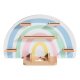 LIVARNO home Kinder-Regal mit Magnetstreifen, für Audiobox und Figuren (Regenbogen) - B-Ware Transportschaden Kosmetisch