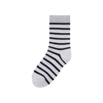 lupilu® Kleinkinder Socken, 7 Paar, mit hohem Bio-Baumwollanteil (grau/navy/gelb, 23-26) - B-Ware neuwertig