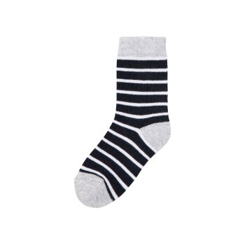 lupilu® Kleinkinder Socken, 7 Paar, mit hohem Bio-Baumwollanteil (grau/navy/gelb, 23-26) - B-Ware neuwertig