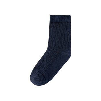 lupilu® Kleinkinder Socken, 7 Paar, mit hohem Bio-Baumwollanteil (grau/navy/gelb, 23-26) - B-Ware neuwertig