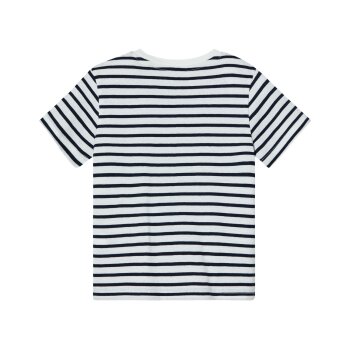 lupilu® Kleinkinder T-Shirts, 3 Stück, reine Baumwolle (marine/Streifen/blau, 110/116) - B-Ware neuwertig