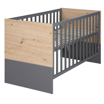 roba Anna 2 in 1 Baby- & Beistellbett, 60 x 120 cm,...